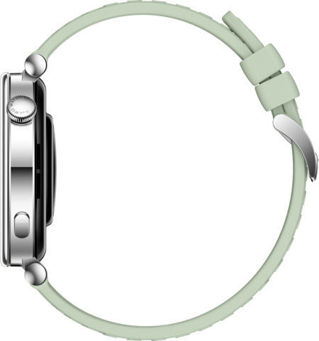 Huawei Watch GT 4 Stainless Steel 41mm Waterproof with Heart Rate Monitor (Green Fluoroelastomer Strap) view 6