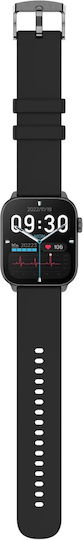 Vivax Life FIT3 Aluminium Smartwatch with Heart Rate Monitor (Black) vue 6