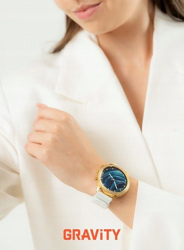 Smartwatch Gravity Gold Strap Bracelet Gt5-2 vy 4