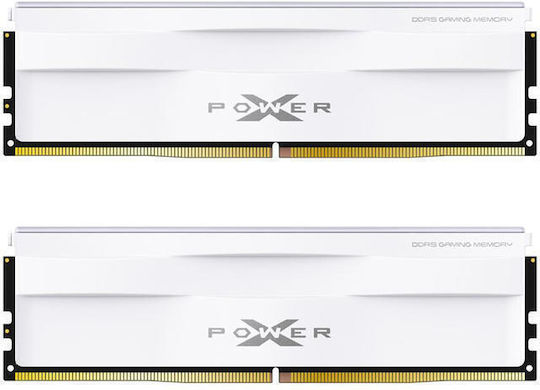 Silicon Power Xpower Zenith 32GB DDR5 RAM with 2 Modules (2x16GB) and 6000 Speed for Desktop (SLP-RAM-032GXLWU60AFDG)