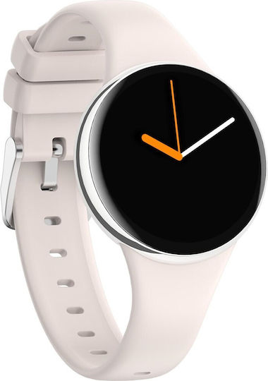 Manta Livia Mini Smartwatch with Heart Rate Monitor (Silver) view 3
