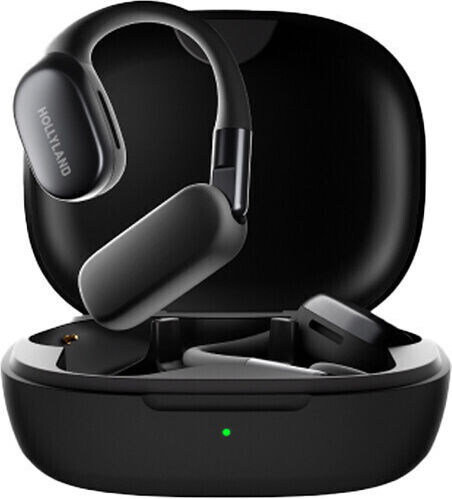 Hollyland Open Ear Bluetooth Handsfree Earphones with Charging Case Space Gray view 1