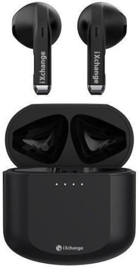 iXchange ES-02 In-ear Bluetooth Handsfree Earphones with Charging Case Black view 4