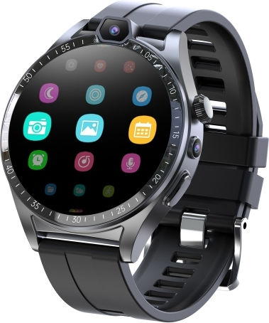 L01 1.43 Inch Ip67 Waterproof 4g Android 9.0 Smart Watch Support Face Recognition Gps Specification:4g+128g Black view 1