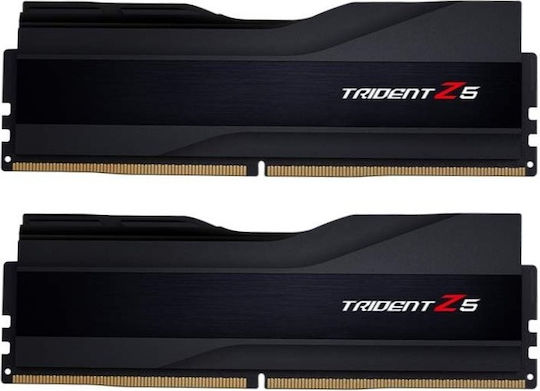 G.Skill Trident Z5 DDR5 32GB RAM with 2x16GB Modules and Speed 6000 for Desktop F5-6000J3238G32GX2-TZ5K