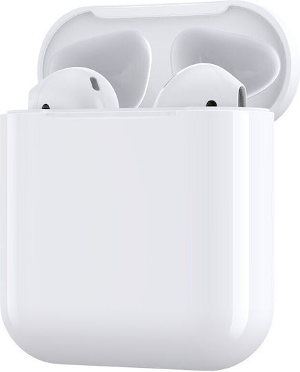V6 Earbud Bluetooth Handsfree Earphones with Charging Case White view 6