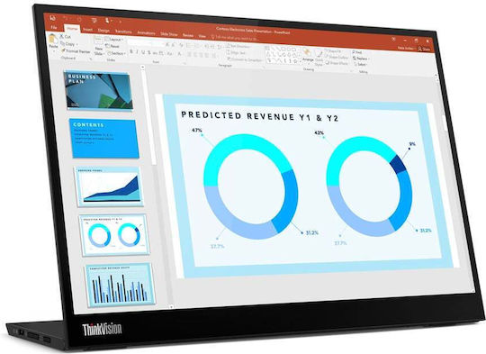 Lenovo ThinkVision M14d IPS Portable Monitor 14" 2240x1400 with Response Time 6ms GTG view 3