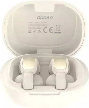 Dudao U20 Pro Open Ear Bluetooth Handsfree Earphones with Charging Case White view 2