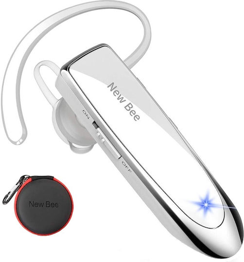 In-ear Bluetooth Handsfree Earphones White view 1