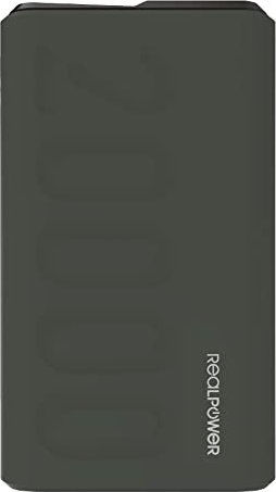 RealPower PB-20000PD+ Power Bank 20000mAh with 2 USB-A Ports and USB-C Port Green view 3