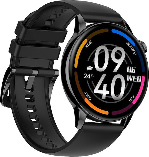 MaxCom FW58 Vanad Pro 46mm Smartwatch with Heart Rate Monitor (Black) view 1
