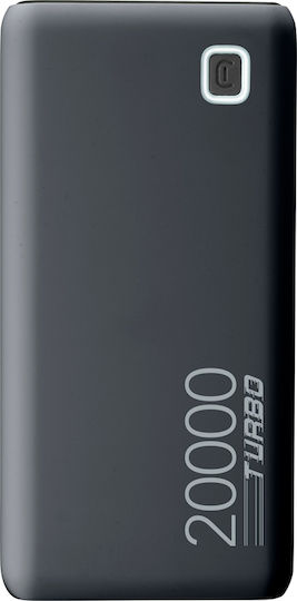 Cellular Line Essence Turbo Power Bank 20000mAh 20W with USB-A Port and USB-C Port Gray