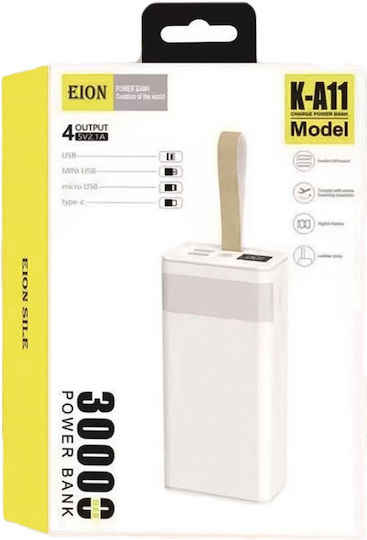 Eion K-a11 Power Bank 30000mAh White view 1