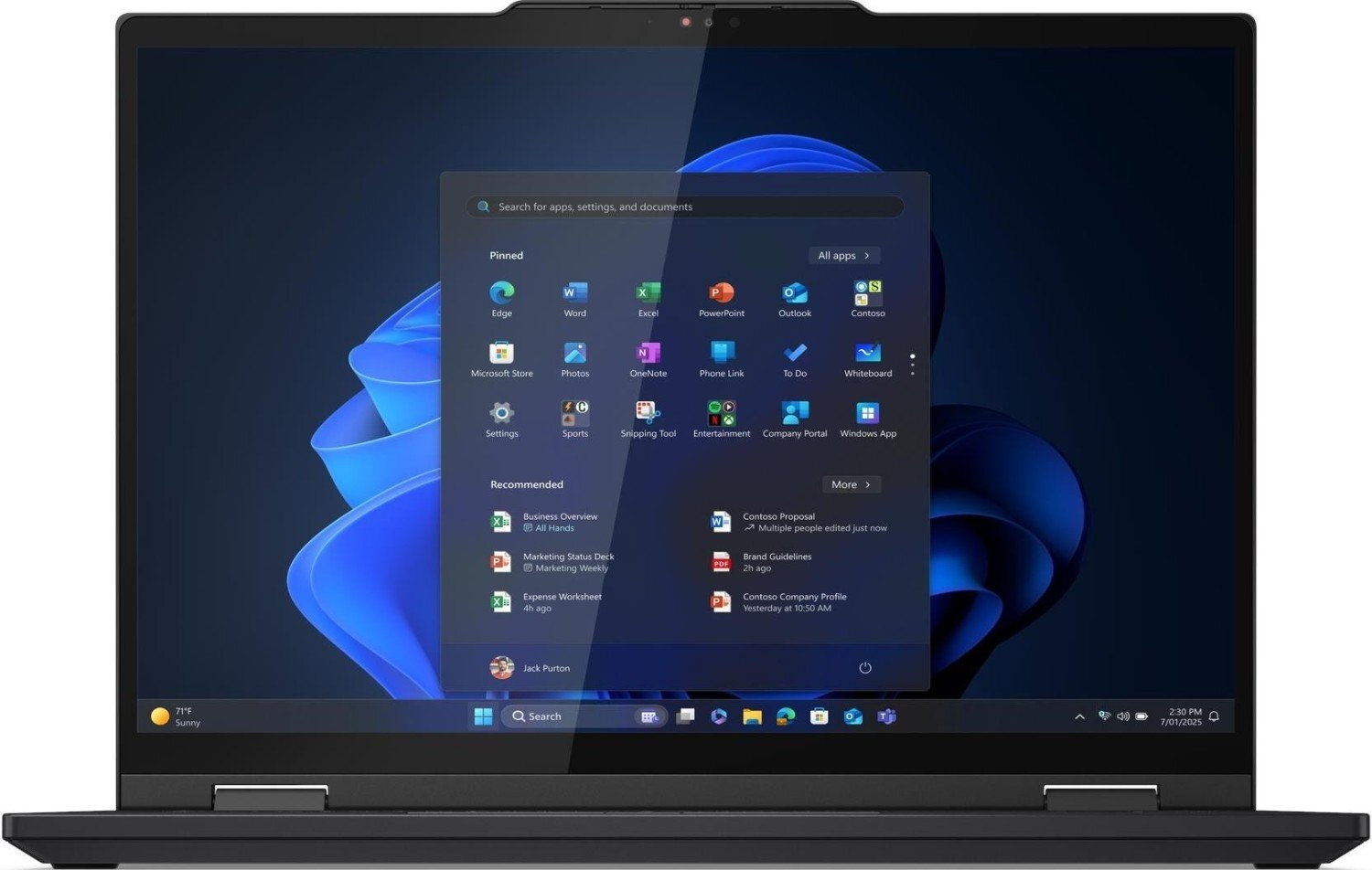 Ultrabook ThinkPad T14s 2in1 G1 14" IPS FHD+ Touchscreen (Ultra 5-225U/16GB/512GB SSD/W11 Pro) (US Keyboard) view 3