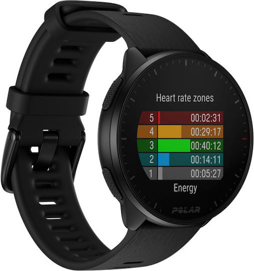 Polar Pacer 45mm Smartwatch with Heart Rate Monitor (Night Black) view 2