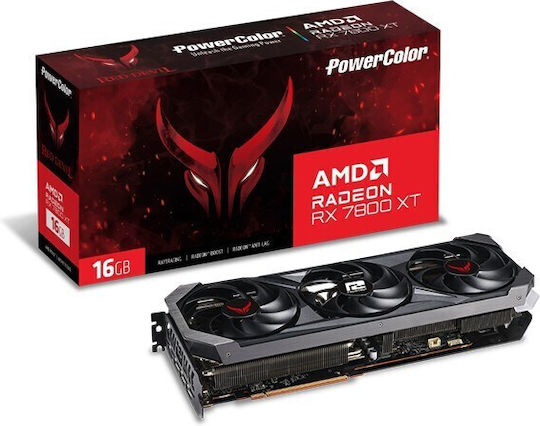 PowerColor Radeon RX 7800 XT 16GB GDDR6 Red Devil OC Graphics Card view 1
