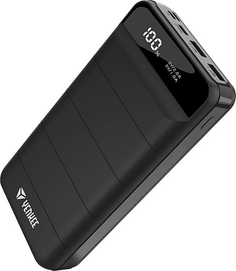 Yenkee YPB 3010 Power Bank 30000mAh with 2 USB-A Ports Black