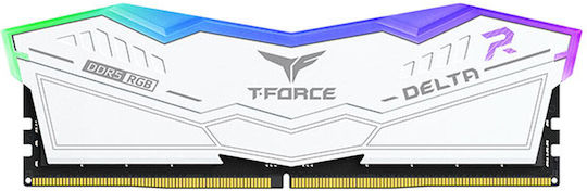 TeamGroup Delta RGB White DDR5 32GB RAM with 2x16GB Modules and Speed 6000 for Desktop FF4D532G6000HC38ADC01 – widok 2