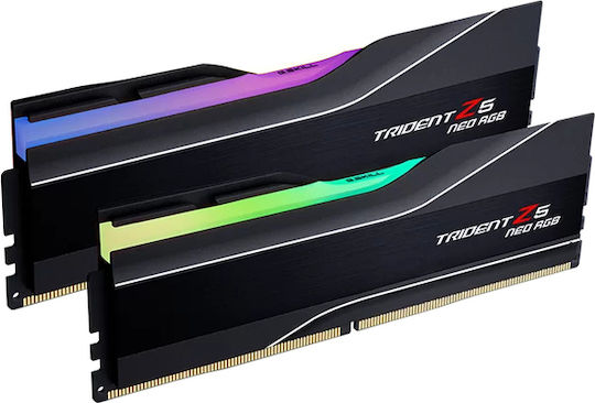 G.Skill Trident Z5 Neo RGB DDR5 96GB RAM with 2x48GB Modules and Speed 5600 for Desktop F5-5600J4040D48GX2-TZ5NR view 3