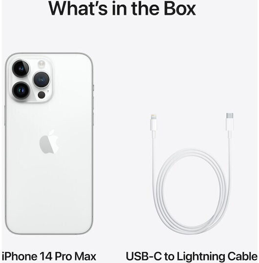 Apple iPhone 14 Pro 5G (6GB/512GB) Silver view 6