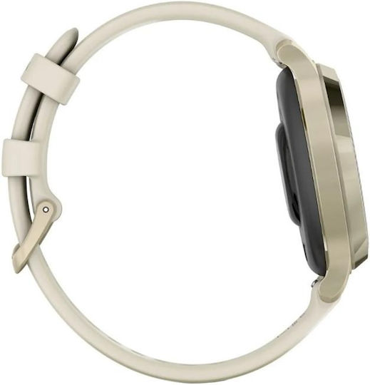 Garmin Lily 2 Aluminium Waterproof Smartwatch with Heart Rate Monitor (Gold/Bone) view 3