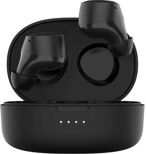 Belkin Soundform Bolt Earbud Bluetooth Handsfree Earphones with Sweat Resistance and Charging Case Black view 3
