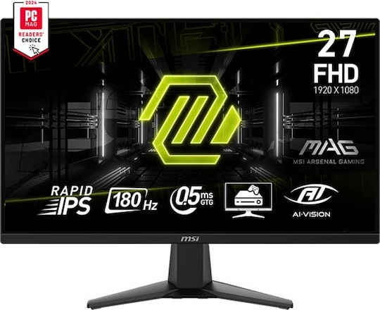 MSI MAG 275F IPS Gaming Monitor 27" FHD 1920x1080 180Hz with Response Time 0.5ms GTG view 9