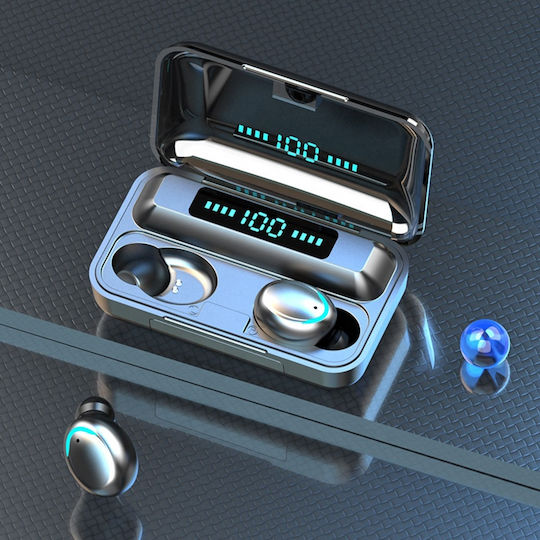 ZS2N In-ear Bluetooth Handsfree Earphones with Charging Case Black view 6