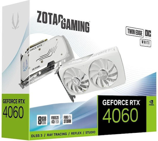 Zotac GeForce RTX 4060 8GB GDDR6 Twin Edge OC White Edition Graphics Card vista 7