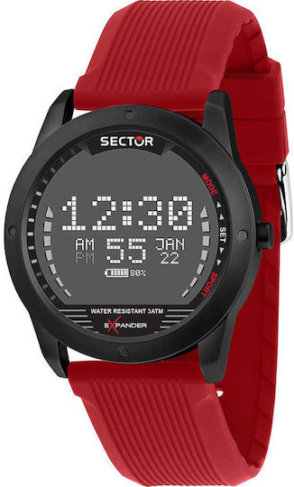 Sector EX-43 Smartwatch (Red) view 1