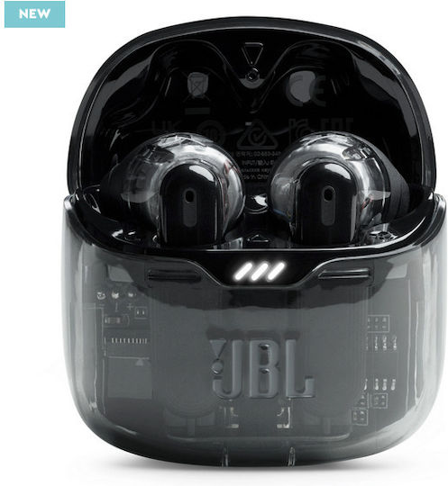 JBL Tune Flex TWS Earbud Bluetooth Handsfree Earphones with Sweat Resistance and Charging Case Ghost Black Ansicht 3