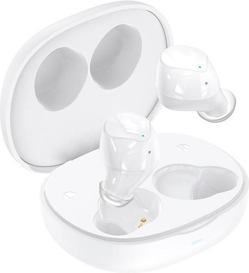 Pisen In-ear Bluetooth Handsfree Earphones with Sweat Resistance and Charging Case White