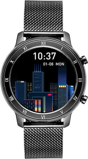 Vogue Callisto Smartwatch with Heart Rate Monitor (Black) vue 6