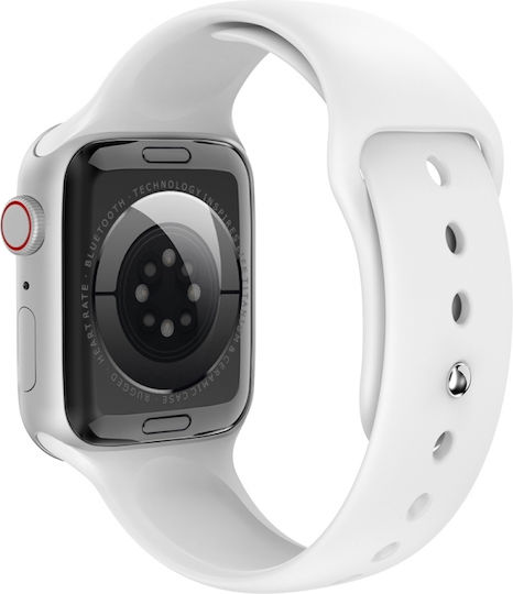 Platinet PSMART29B Smartwatch with Heart Rate Monitor (White) view 3