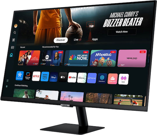 Samsung M70D VA HDR Smart Monitor 43" 4K 3840x2160 with Response Time 4ms GTG view 7