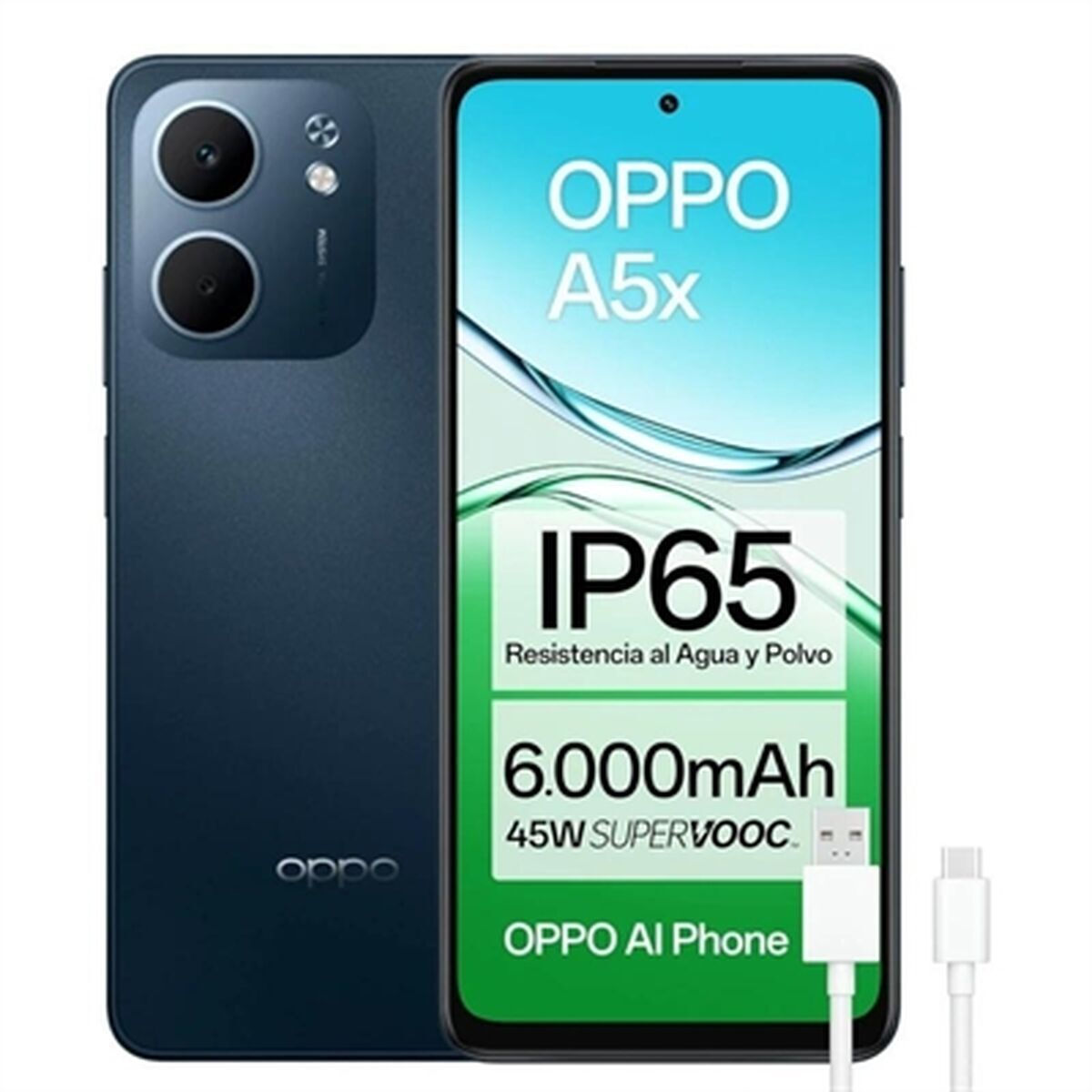 Oppo A5X 4G Dual SIM (4GB/128GB) Blue view 7