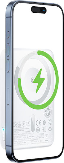Acefast M25 MagSafe Power Bank 5000mAh 20W with USB-C Port White view 4