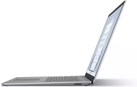 Microsoft Surface Laptop 5 13.5" Touchscreen (i5-1235U/8GB/256GB SSD/W11 Home) Platimum (US Keyboard) vue 5
