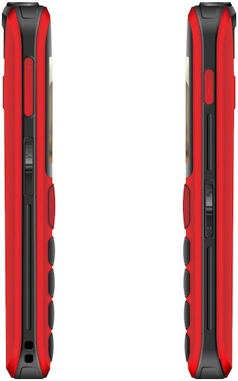 Evolveo Easyphone EB Dual SIM Mobile with Large Buttons Red – vizualizare 4