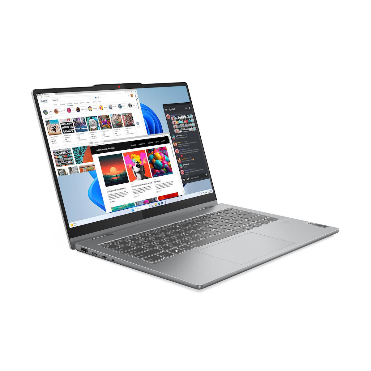 Lenovo IdeaPad 5 2-in-1 14IRU9 14" IPS Touchscreen (Core 5-120U/8GB/512GB SSD/W11 Home) Luna Grey (GR Keyboard) view 2