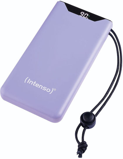 Intenso F10000 Power Bank 10000mAh 20W with USB-A Port and USB-C Port Quick Charge 3.0 Lila view 1