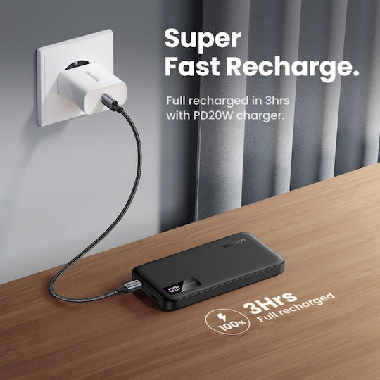 Ugreen PB311 Power Bank 10000mAh 20W Power Delivery / Quick Charge 3.0 Black view 9