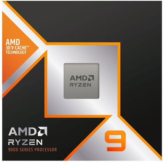 AMD Ryzen 9 9900X3D 4.4GHz Processor 12 Core for Socket AM5 in Box view 3