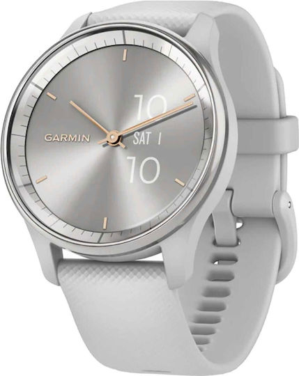 Garmin vívomove Trend Stainless Steel 40mm Waterproof Smartwatch with Heart Rate Monitor (Silver) view 3