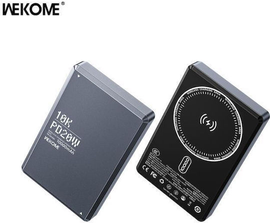 WK WP-79 MagSafe Power Bank 10000mAh 20W with USB-C Port Power Delivery Gray