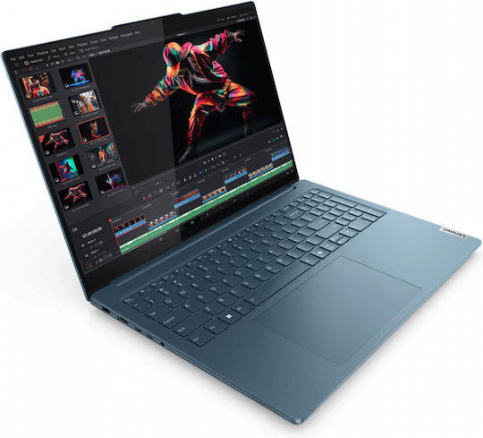 Lenovo Yoga Pro 9 16IMH9 16" 165Hz (Ultra 9-185H/64GB/1TB SSD/GeForce RTX 4070/W11 Home) Tidal Teal (US Keyboard) view 4
