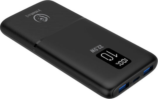 Rebeltec P20 Power Bank 20000mAh 22.5W with 2 USB-A Ports and USB-C Port Power Delivery Black view 4