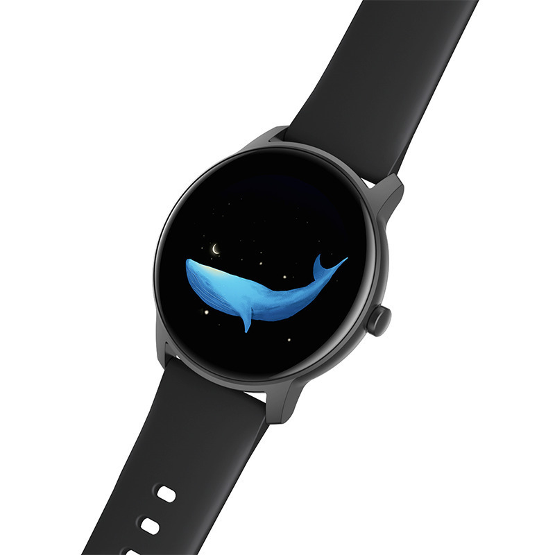 LikeSmart OkFiT Aluminium Smartwatch with Heart Rate Monitor (Snow Black) view 7