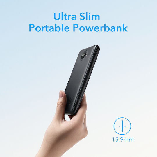 Veger L10S Power Bank 10000mAh 20W with 2 USB-A Ports and USB-C Port Power Delivery / Quick Charge 3.0 Black view 8