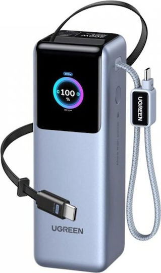 Ugreen Nexode PB728 Power Bank 25000mAh 200W with USB-A Port and 2 USB-C Power Delivery Ports Gray vue 2